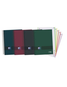 CUADERNO OXFORD & YOU EUROPEANBOOK 5 MULTI A4+ T.EXTRADURA 120H 5X5 COLORES SURTIDO NEUTROS OXFORD 400159032 (x5 unidades)