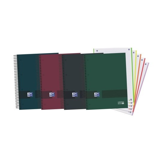 CUADERNO OXFORD & YOU EUROPEANBOOK 5 MULTI A4+ T.EXTRADURA 120H 5X5 COLORES SURTIDO NEUTROS OXFORD 400159032 (x5 unidades)