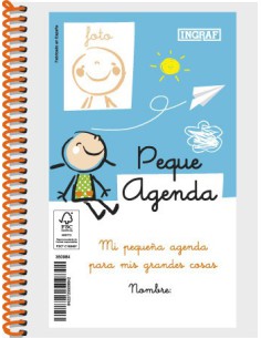 AGENDA ESCOLAR 2022-2023 PEQUE 8º DIA PAGINA TAPA PERSONALIZABLE INGRAF 350984