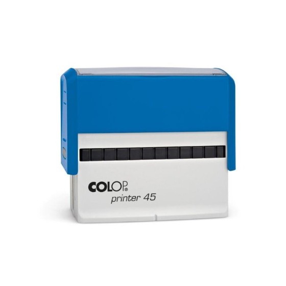 SELLO DE ENTINTAJE 25X82MM PRINTER 45 AZUL COLOP 102771
