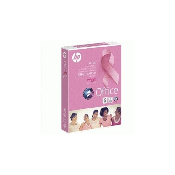 PAQUETE 500H PAPEL 80GR A4 HP PINK REAM CIE153 HP 177656 (x5 unidades)