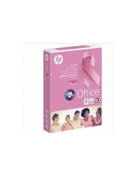 PAQUETE 500H PAPEL 80GR A4 HP PINK REAM CIE153 HP 177656 (x5 unidades)