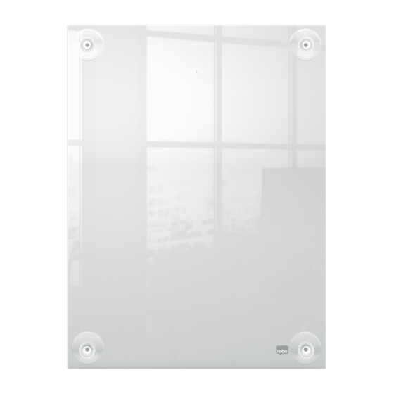 PORTAPOSTER ACRÍLICO TRANSPARENTE MURAL REMOVIBLE A4 NOBO 1915600