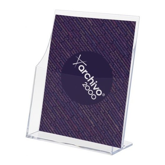 PORTAFOLLETOS SOBREMESA PREMIUM 1/3 A4 VERTICAL 85x115x145MM ARCHIVO 2000 6141CSTP