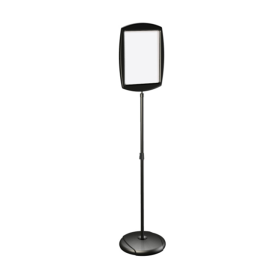 ATRIL DE PIE INFORMATIVO RECTANGULAR VERTICAL BIOFFICE SIG07060101