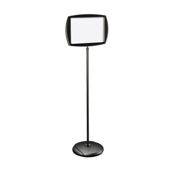 ATRIL DE PIE INFORMATIVO RECTANGULAR HORIZONTAL BIOFFICE SIG05050505