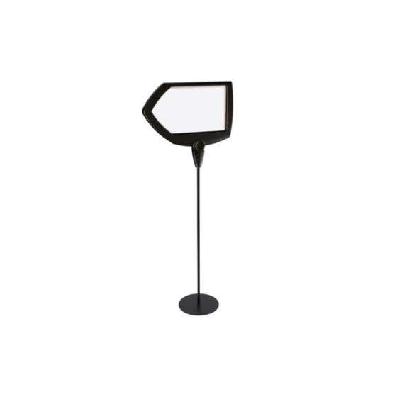 ATRIL DE PIE INFORMATIVO DISEÑO FLECHA BIOFFICE SIG01010101