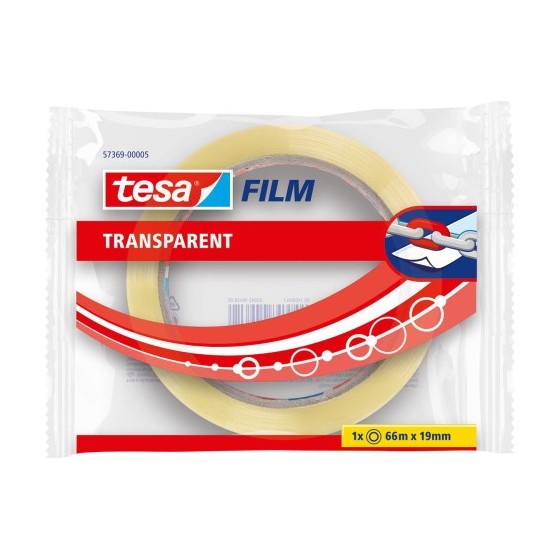 TESA 57369-00005 plástico autoahdesivo 1 pieza(s) Transparente (x8 unidades)