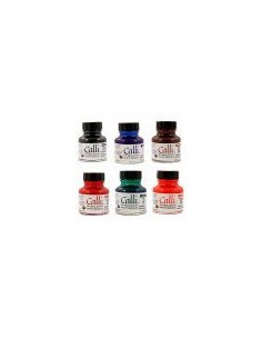 SET TINTA CALIGRAFÍA 6 COLORES SURTIDOS (6X 29,5ML) DALER ROWNEY D604300010 2