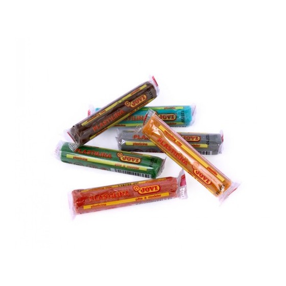 ESTUCHE PLASTILINA 6 BARRAS DE 15GR COLORES SURTIDOS GAMA NATURE JOVI 90/6N