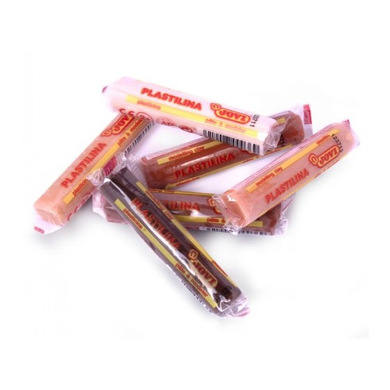 ESTUCHE PLASTILINA 6 BARRAS DE 15GR COLORES SURTIDOS GAMA MULTICULTURAL JOVI 90/6M