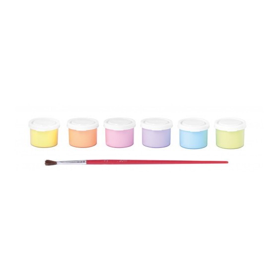 ESTUCHE TÉMPERA GOUACHE 6 BOTES DE 35 ML COLORES PASTEL JOVI 507P