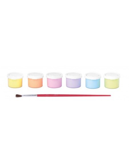 ESTUCHE TÉMPERA GOUACHE 6 BOTES DE 35 ML COLORES PASTEL JOVI 507P