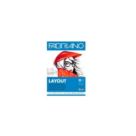 BLOC LISO ENCOLADO A3 70HOJAS 75 GR TODO TIPO TINTAS FABRIANO F19100506