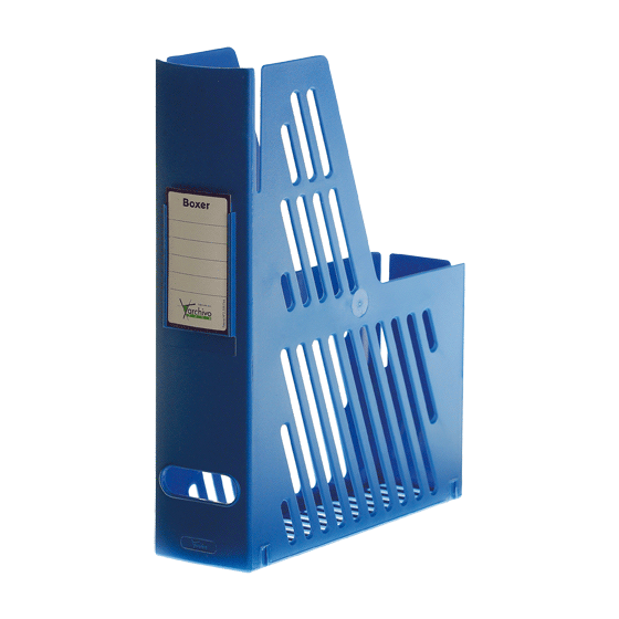 REVISTERO CON IDENTIFICADOR 240X75X315 MM COLO AZUL ARCHIVO 2000 2005 AZ