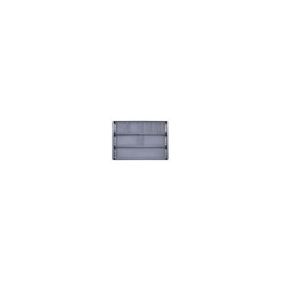 BANDEJA ORGANIZADOR REJILLA MESH GRIS 7 COMPARTIMENTOS 29X345X240 MM ARCHIVO 2000 ALMESHORG GS