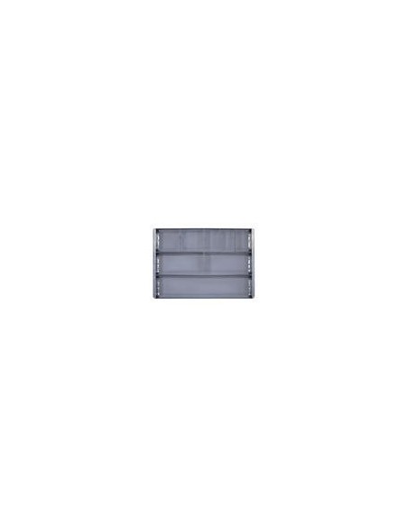 BANDEJA ORGANIZADOR REJILLA MESH GRIS 7 COMPARTIMENTOS 29X345X240 MM ARCHIVO 2000 ALMESHORG GS