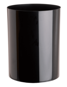 PAPELERA ECOGREEN ALTO BRILLO 100% RECICLADO Y RECICLABLE NEGRO 18 LITROS 260X335 MM ARCHIVO 2000 2000 NE