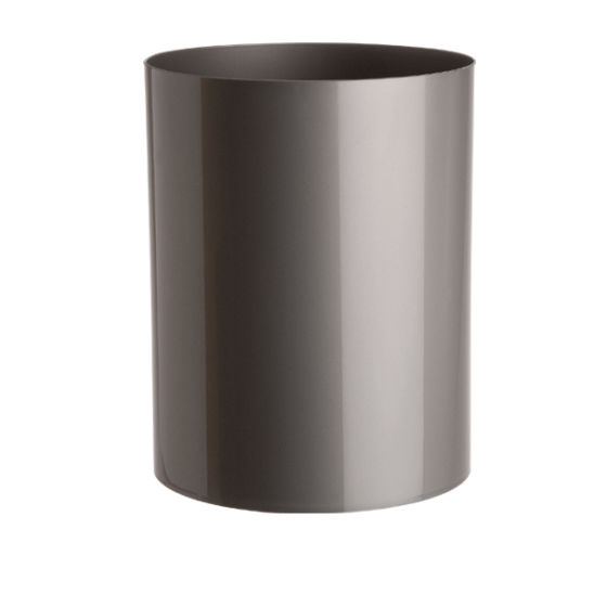 PAPELERA ECOGREEN ALTO BRILLO 100% RECICLADO Y RECICLABLE GRIS 18 LITROS 260X335 MM ARCHIVO 2000 2000 GS