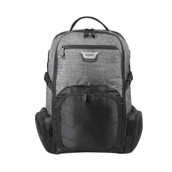 MOCHILA HYBRID TABLET Y PC 15'' 4 CREMALLERAS GRIS/NEGRO TOTTO MA04IND588-1620G-GN0