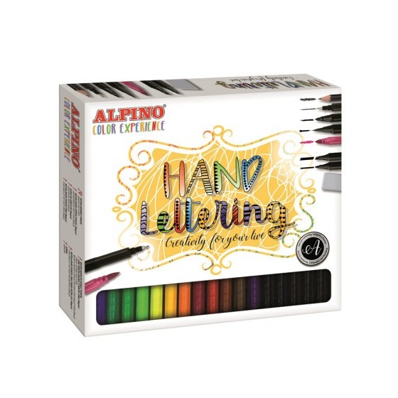 SET ROTULADORES HAND LETTERING COLOR EXPERIENCE ALPINO AR000701