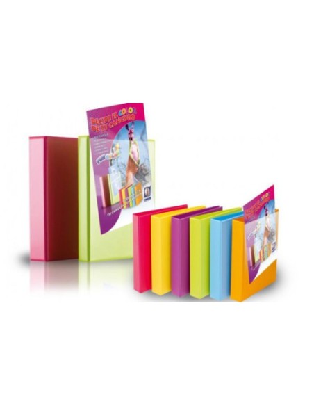 CARPETA CANGURO FUN COLOR A4 4 ANILLAS MIXTAS 40 MM FUN COLORES SURTIDOS IBERPLAS 8440FCM4 (x6 unidades)
