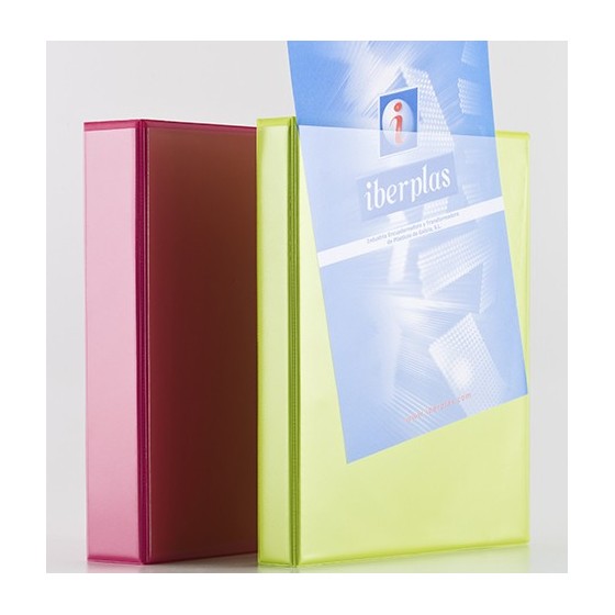 CARPETA CANGURO FUN COLOR A4 4 ANILLAS MIXTAS 40 MM FUN COLORES SURTIDOS IBERPLAS 8440FCM4 (x6 unidades)