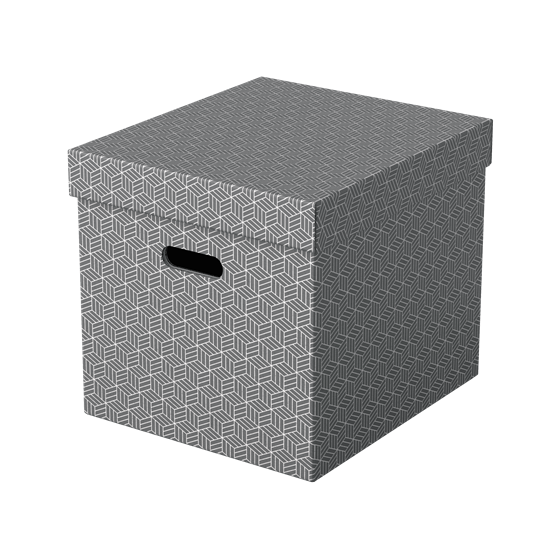 PACK 3 CAJAS GRISES 365X320X315MM ESSELTE 628289