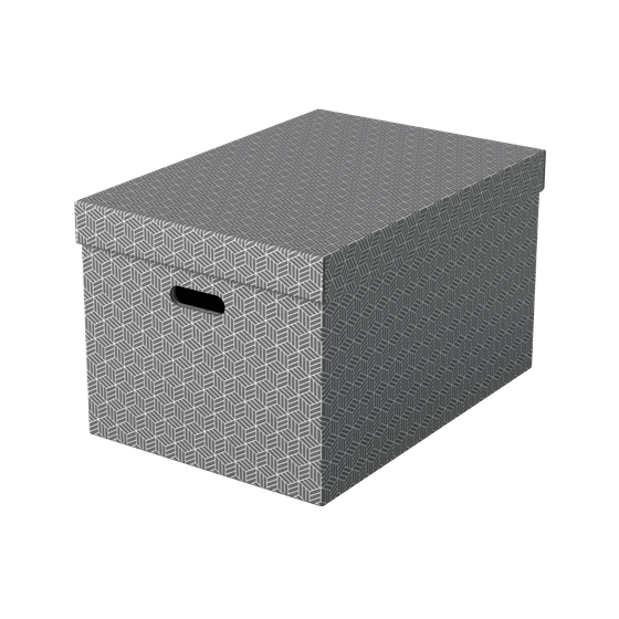 PACK 3 CAJAS GRISES 510X355X305MM ESSELTE 628287