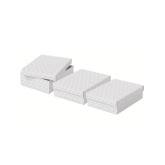PACK 3 CAJAS BLANCAS 360X265X100MM ESSELTE 628284