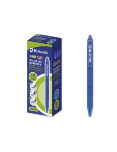 BOLIGRAFO BORRABLE C/CLIP AZUL BISMARK 330215 (x12 unidades)