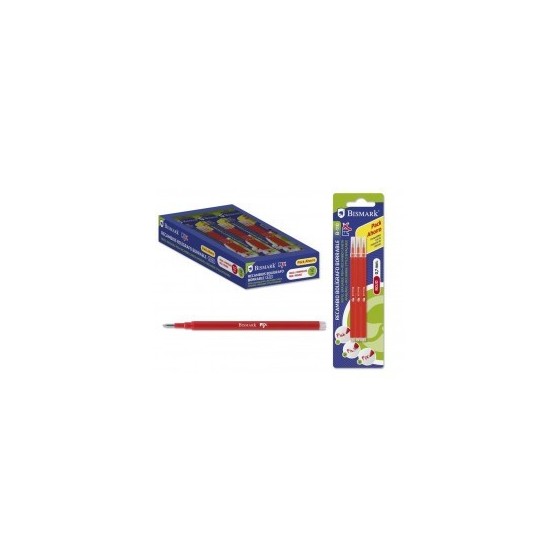 Bismark 327534 Recambio de bolígrafo Rojo 3 pieza(s)