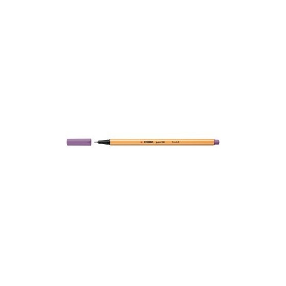 ROTULADOR PUNTA FINA POINT 88 0.4MM LILA GRISACEO STABILO 88/62 (x10 unidades)