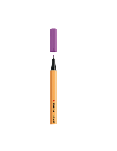 ROTULADOR PUNTA FINA POINT 88 0.4MM CIRUELA STABILO 88/60 (x10 unidades)
