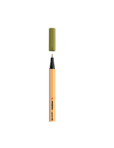 ROTULADOR PUNTA FINA POINT 88 0.4MM VERDE BARRO STABILO 88/37 (x10 unidades)
