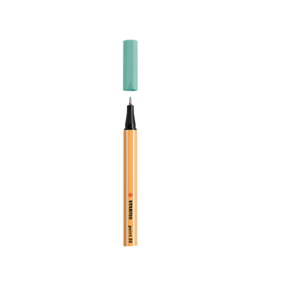 ROTULADOR PUNTA FINA POINT 88 0.4MM EUCALIPTO STABILO 88/12 (x10 unidades)