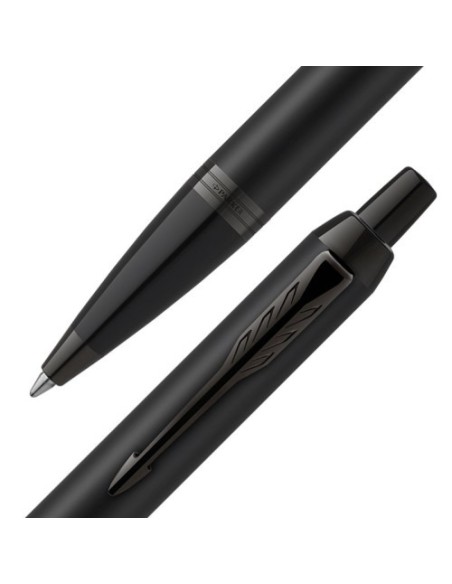 BOLÍGRAFO IM CUERPO NEGRO MATE/ADORNOS NEGROS MEDIUM PARKER 2127618