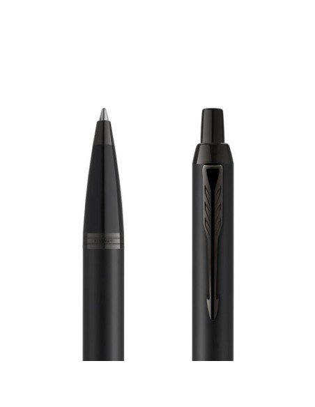 BOLÍGRAFO IM CUERPO NEGRO MATE/ADORNOS NEGROS MEDIUM PARKER 2127618