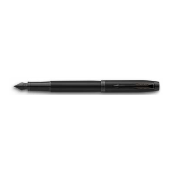 PLUMA IM CUERPO NEGRO MATE/ADORNOS NEGROS MEDIUM PARKER 2127742
