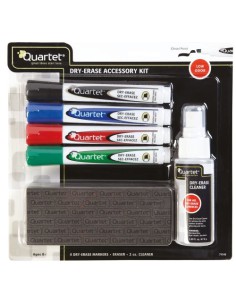 KIT PIZARRA BLANCA (4 ROTULADORES, BORRADOR, SPRAY LIMPIADOR) NOBO 1903798