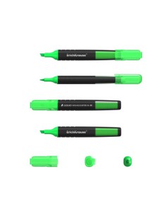MARCADOR FLUORESCENTE LIQUID H-30 VERDE ERICHKRAUSE 47974 (x10 unidades) 2