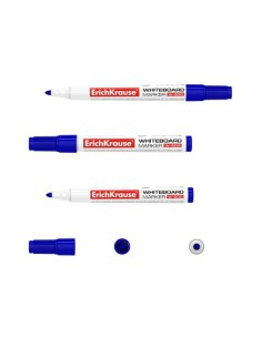 MARCADOR PIZARRA BLANCA W-500 AZUL ERICH KRAUSE 12846 (x12 unidades) 2