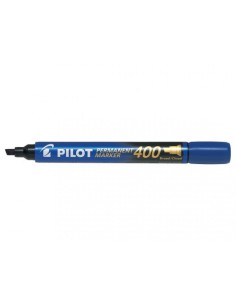 MARCADOR PERMANENTE PUNTA BISELADA SCA-400 AZUL PILOT SCA-400-L (x12 unidades)