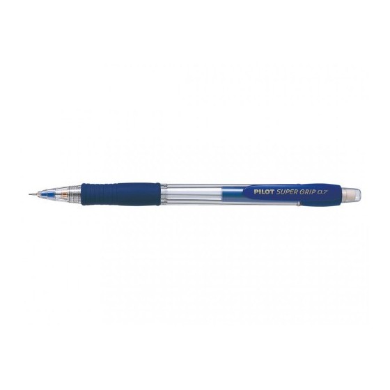 PORTAMINAS SUPERGRIP H-187 SUPERGRIP CUERPO AZUL 0,7MM PILOT H-187-SL-L (x12 unidades)