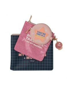 SET DE 3 NECESERES - LIFE HAPPENS. SHOPPING HELPS. MR.WONDERFUL WOA11281EM
