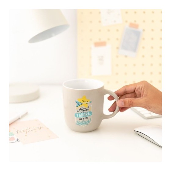 TAZA - AQUÍ Y AHORA: ¡VE A POR TODAS! MR.WONDERFUL WOA11292ES