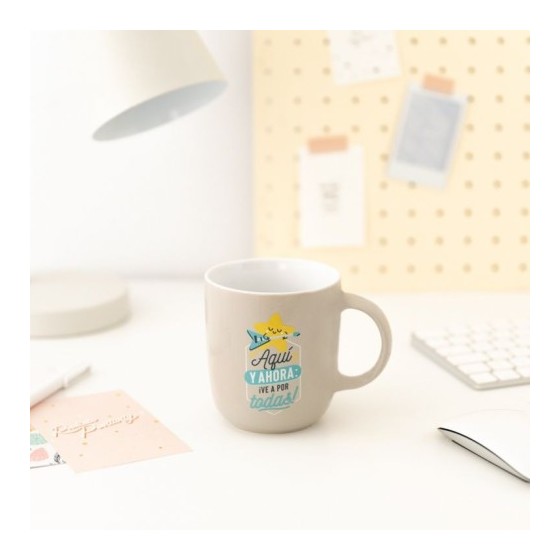 TAZA - AQUÍ Y AHORA: ¡VE A POR TODAS! MR.WONDERFUL WOA11292ES