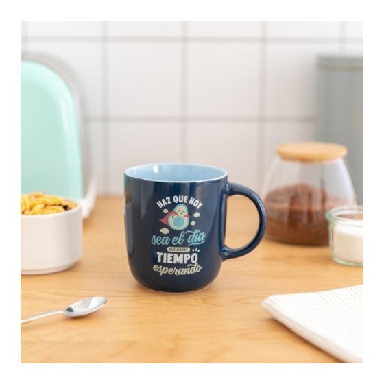 TAZA - HAZ QUE HOY SEA EL DÍA QUE LLEVAS TIEMPO ESPERANDO MR.WONDERFUL WOA11291ES