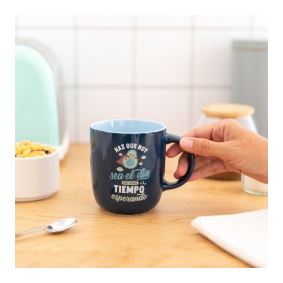TAZA - HAZ QUE HOY SEA EL DÍA QUE LLEVAS TIEMPO ESPERANDO MR.WONDERFUL WOA11291ES