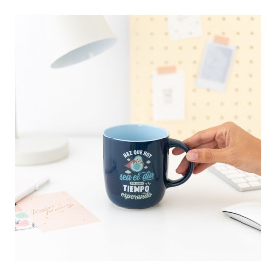 TAZA - HAZ QUE HOY SEA EL DÍA QUE LLEVAS TIEMPO ESPERANDO MR.WONDERFUL WOA11291ES